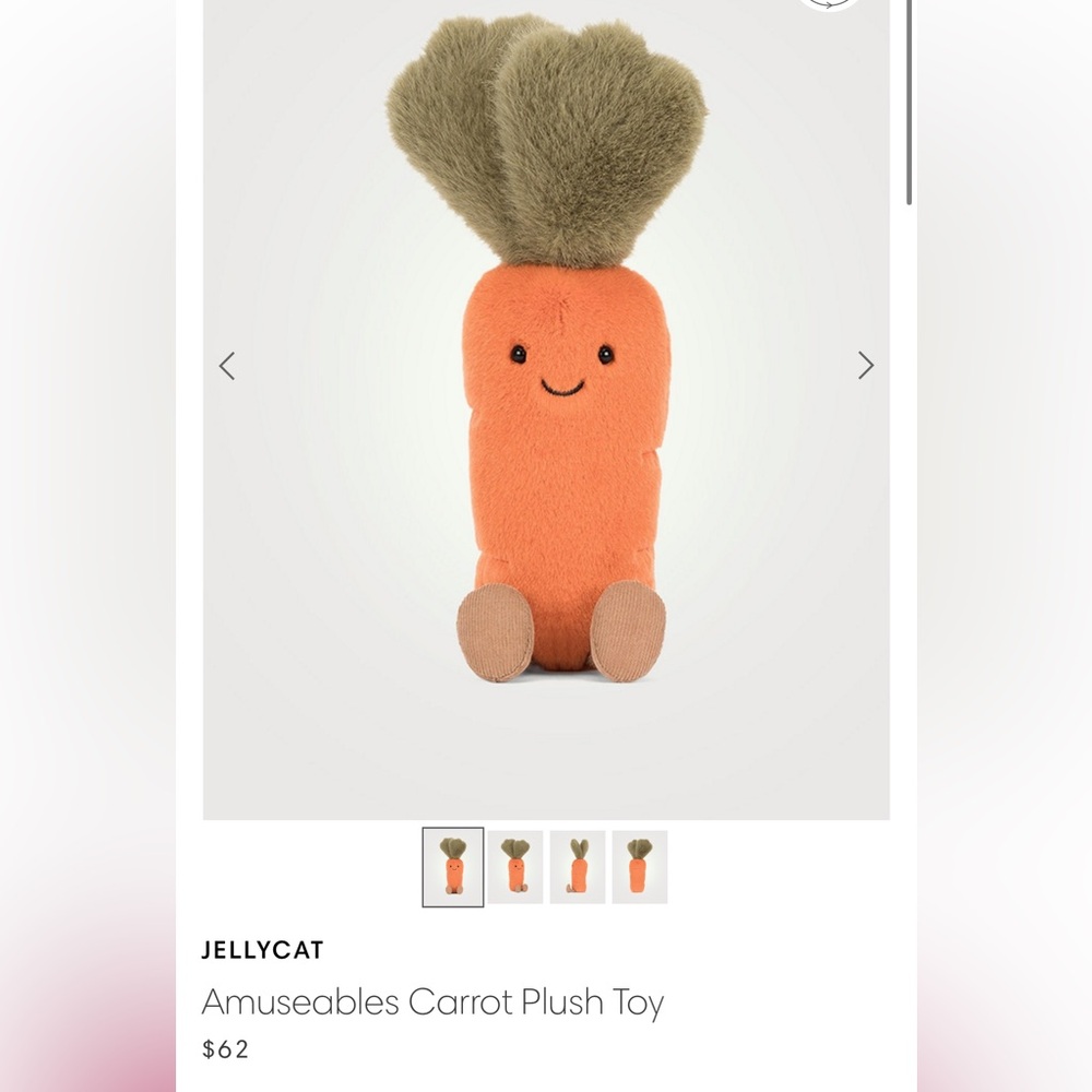 Jellycat carrot
